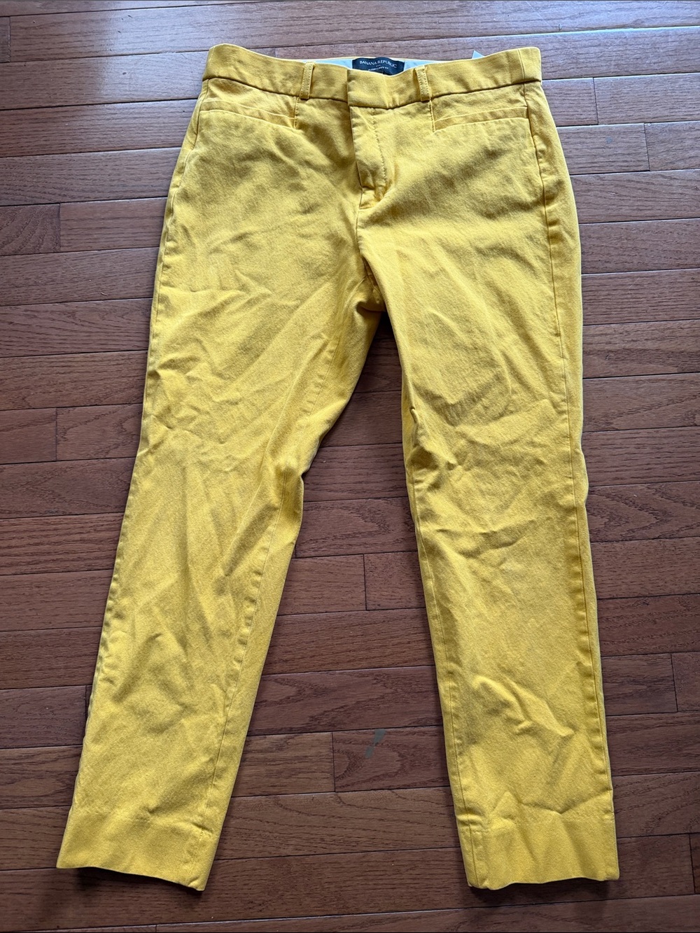 Banana Republic Yellow Straight-Leg Women's Jeans